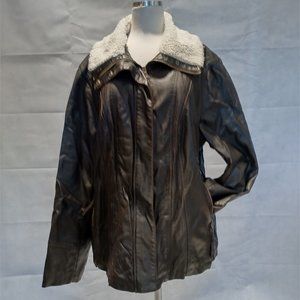 A.N.A Faux Leather Lightweight Motorcycle Jacket